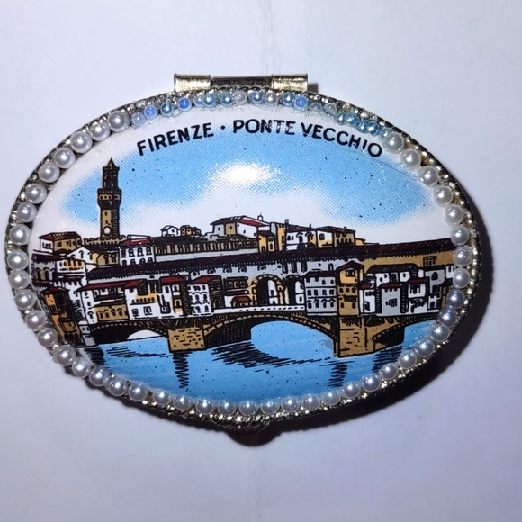 Firenze Ponte Vecchio Scene Trinket Case - Picture 6 of 13